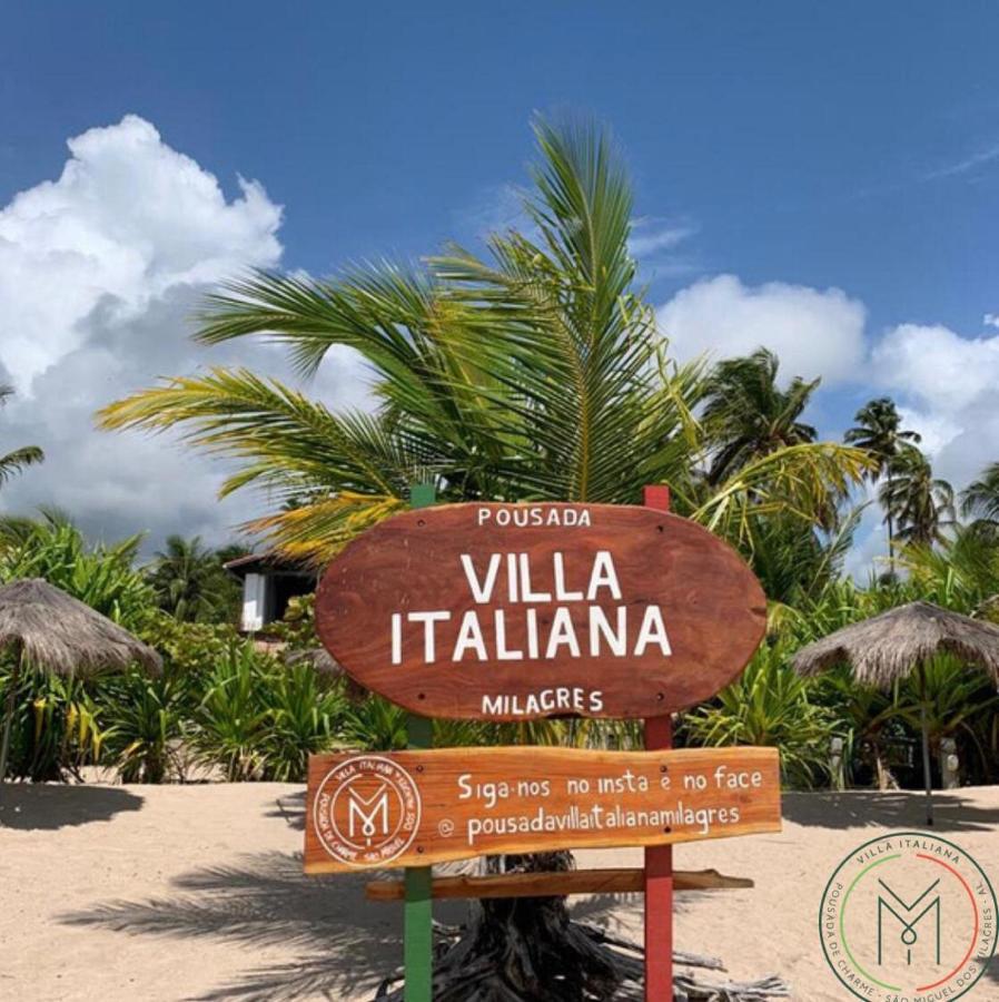 Pousada Villa Italiana São Miguel dos Milagres Exterior foto